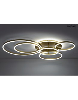 MOOSEE lampa sufitowa / plafon RINGS 6 złota (MSE1501100504) - produkt 2