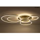 MOOSEE lampa sufitowa / plafon RINGS 6 złota (MSE1501100504)