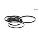 Ring ceiling lamps - MOOSEE ceiling / plafond lamp RINGS 5 black (MSE1501100505) - product 1
