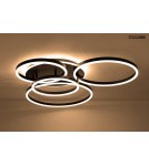 Ring ceiling lamps - MOOSEE ceiling / plafond lamp RINGS 5 black (MSE1501100505) - product 3