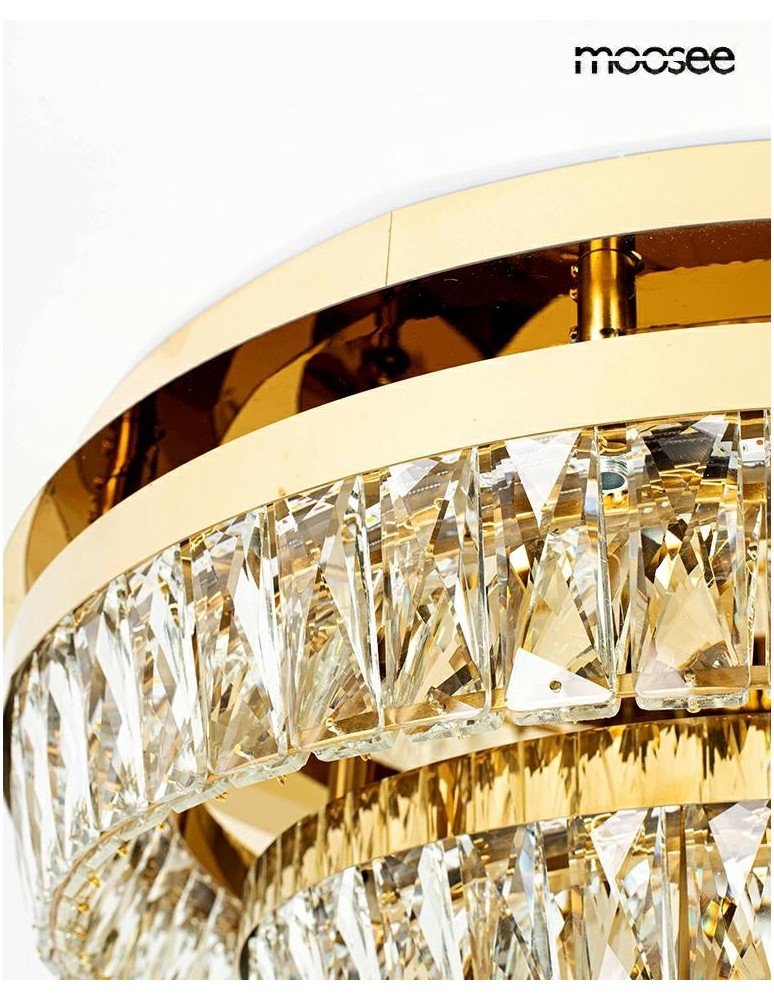 Glamour ceiling lamps - MOOSEE ceiling / plafond lamp SAVOY 2 gold (MSE1501100530) - product kolory-swiatla.pl 5