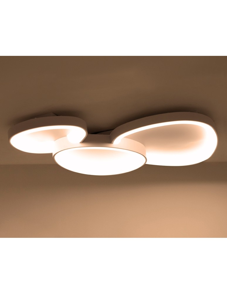 LED ceiling lamps - MOOSEE ceiling / plafond lamp CELLS 3 white (MSE1501100501) - product kolory-swiatla.pl 3