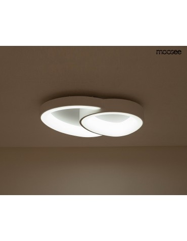MOOSEE lampa sufitowa / plafon CELLS 2    biała (MSE1501100502) - produkt 2