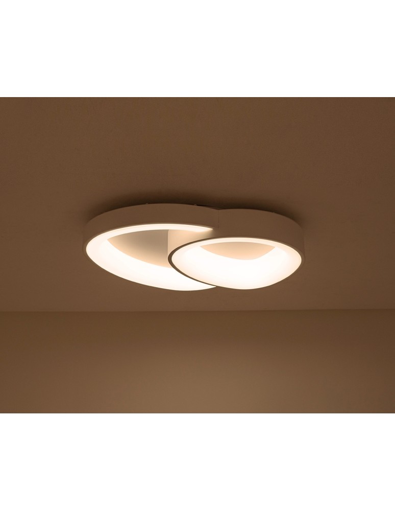 LED ceiling lamps - MOOSEE ceiling / plafond lamp CELLS 2 white (MSE1501100502) - product kolory-swiatla.pl 3