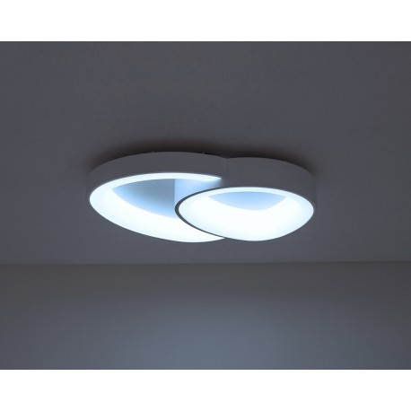 MOOSEE lampa sufitowa / plafon CELLS 2 biała (MSE1501100502)