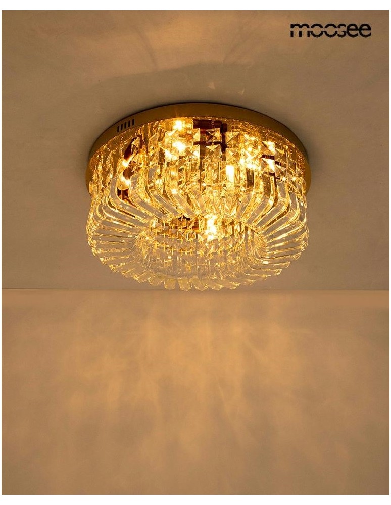 Glamour ceiling lamps - MOOSEE ceiling / plafond lamp BALUNA 50 gold (MSE1501100532) - product kolory-swiatla.pl 2