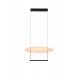 Azzardo PORTOFINO 80 Biały/Czarny 1xLED Designerska Lampa Wisząca AZ5638