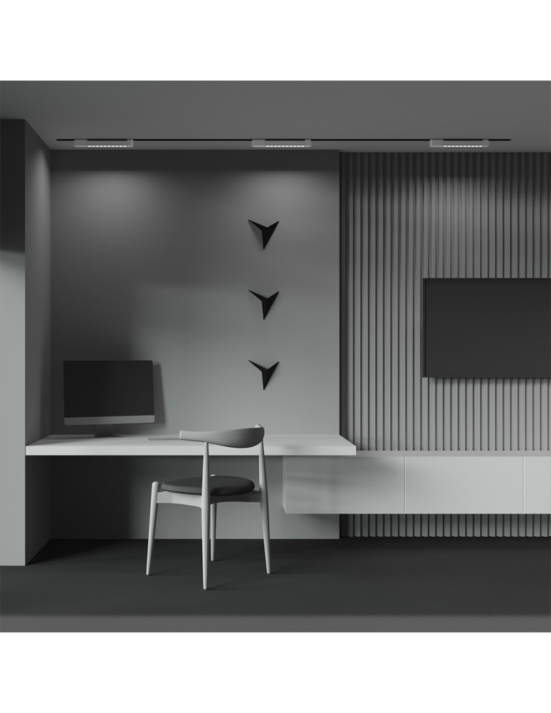 Lamps for 1 phase busbars - Maytoni Points Rot UNITY LED 10W single circuit bus lamp 620lm 3000K White TR010-1-10W3K-M-W-DE. - product kolory-swiatla.pl 5