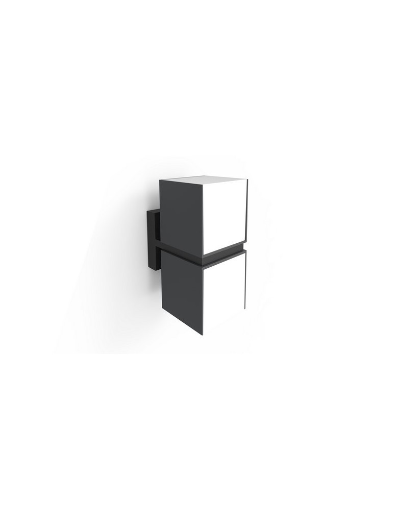 Outdoor wall lamps - Lutec CUBA Wall LED Anthracite 5193801118 - product kolory-swiatla.pl 1