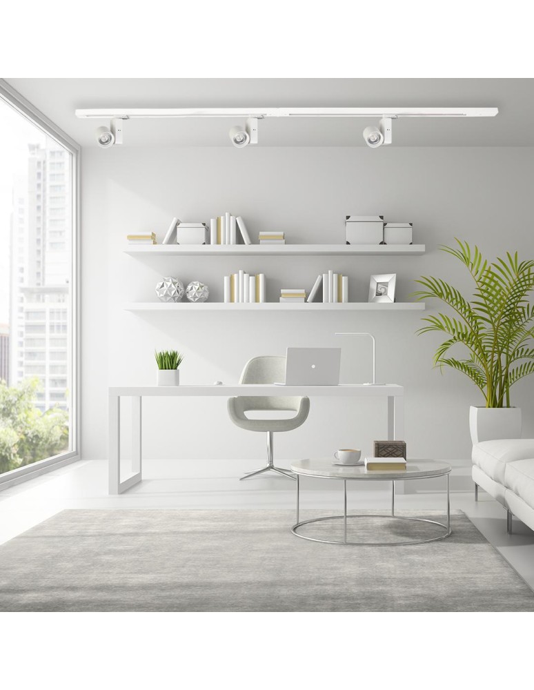 Lamps for 3-phase busbars - Milagro Reflector Ojo 25W 2700/4000K White 3 Circuit ML1106. - product kolory-swiatla.pl 6