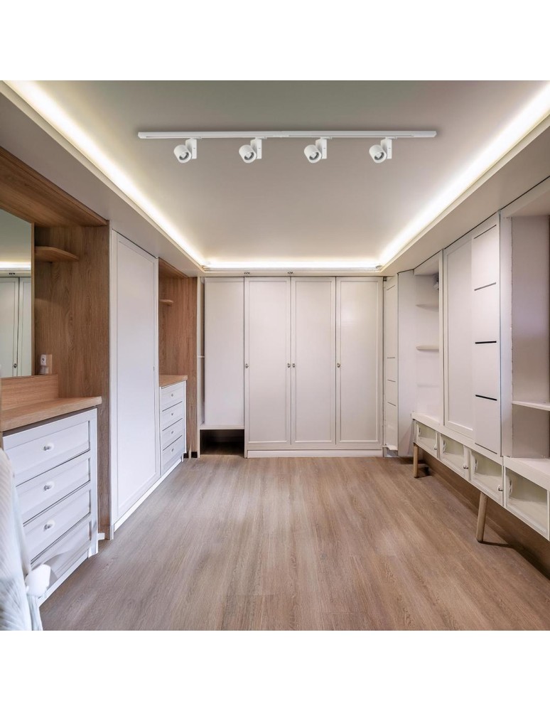 Lamps for 3-phase busbars - Milagro Reflector Ojo 35W 2700/4000K White 3 Circuit ML1108. - product kolory-swiatla.pl 7