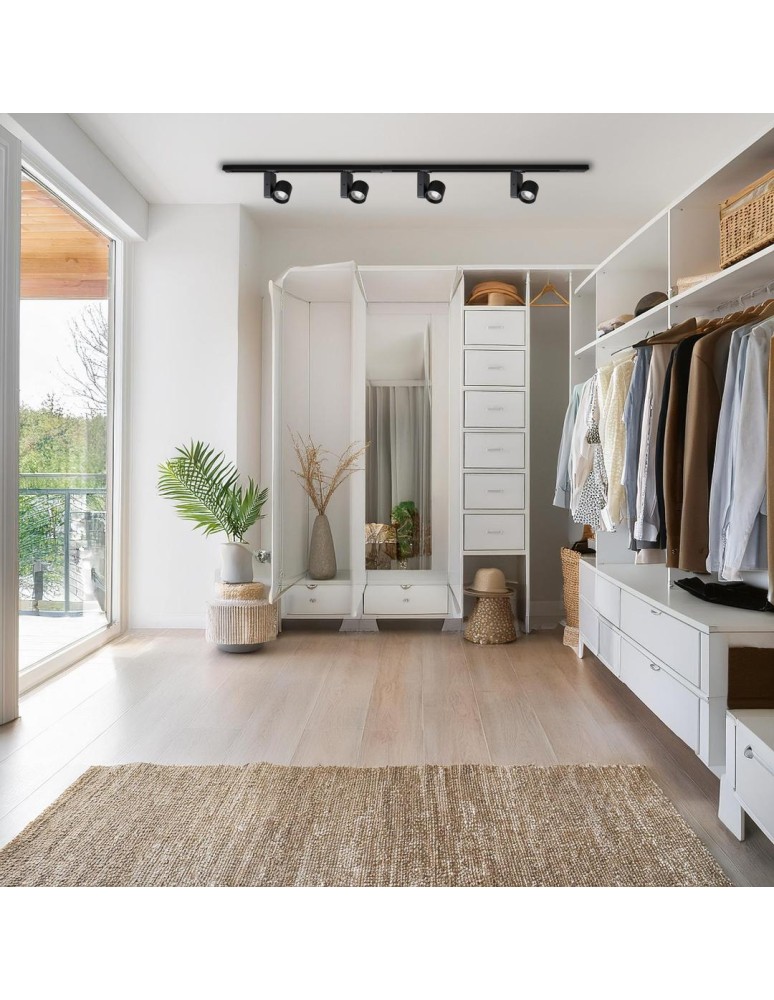 Lamps for 3-phase busbars - Milagro Reflector Ojo 35W 2700/4000K Black 3 Circuit ML1109. - product kolory-swiatla.pl 7