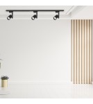 Lamps for 3-phase busbars - Milagro Spotlight Timor 10W 2700/4000K Black 3 Circuit ML1115 - product 6