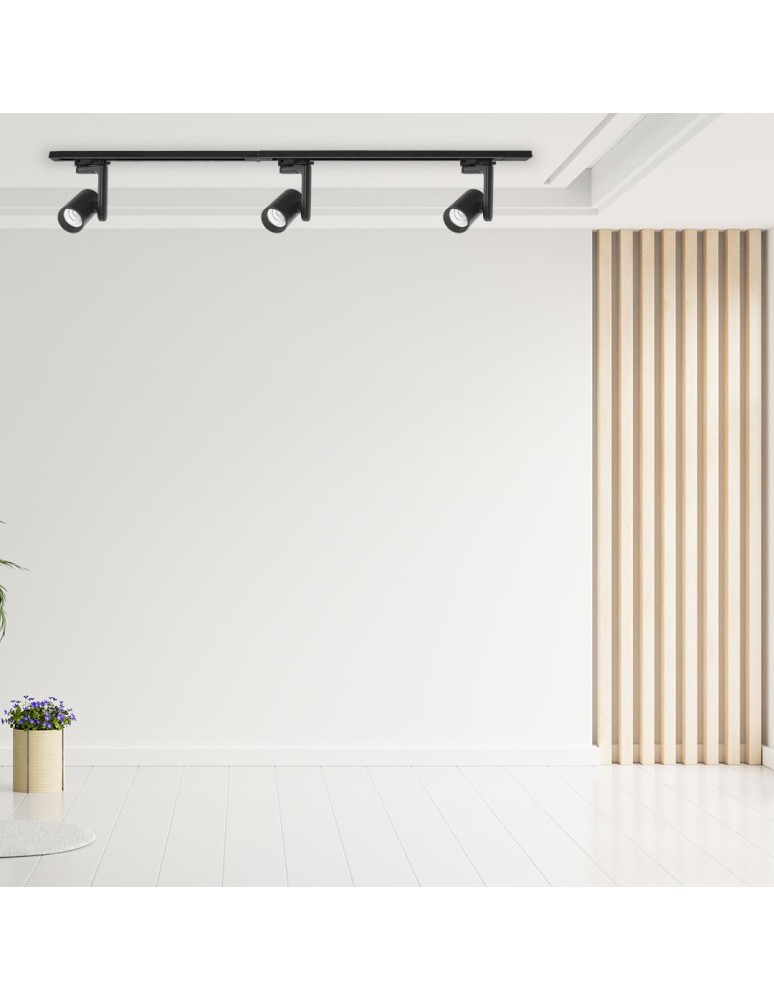 Lamps for 3-phase busbars - Milagro Spotlight Timor 10W 2700/4000K Black 3 Circuit ML1115 - product kolory-swiatla.pl 6