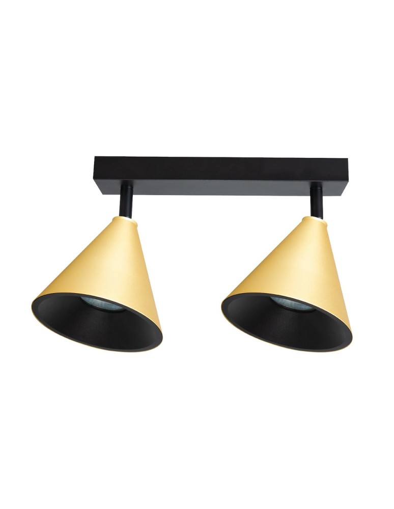 Spotlight ceiling lamps - Milagro Luminaire Cone Spot Gold 2xGU10 ML1121 - product kolory-swiatla.pl 1