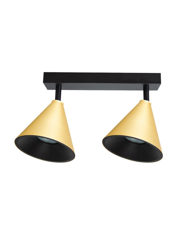 Spotlight ceiling lamps - Milagro Luminaire Cone Spot Gold 2xGU10 ML1121 - product kolory-swiatla.pl 5