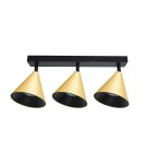 Spotlight ceiling lamps - Milagro Luminaire Cone Spot Gold 3xGU10 ML1122 - product 1