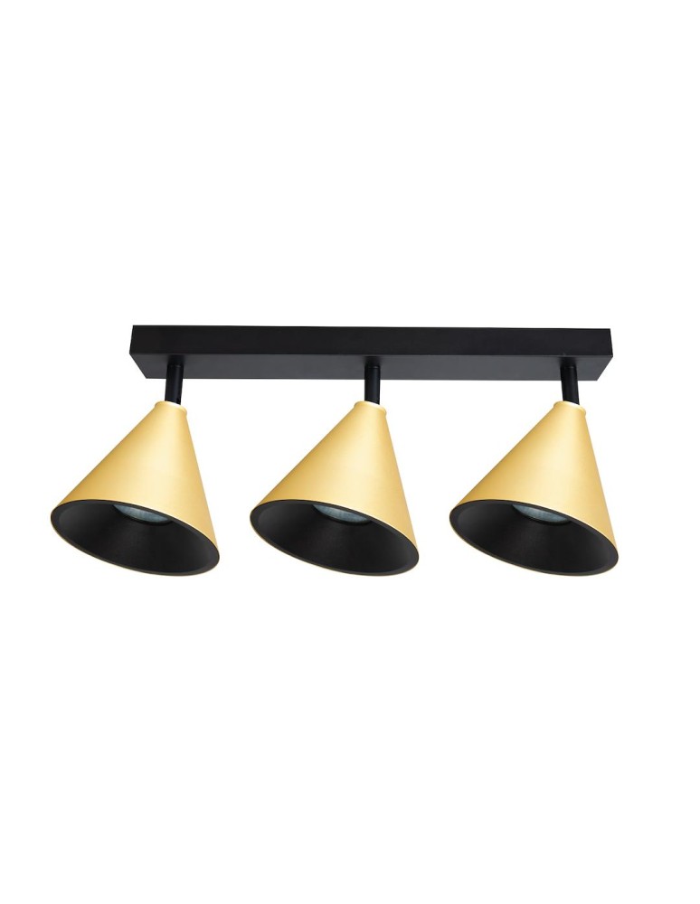 Spotlight ceiling lamps - Milagro Luminaire Cone Spot Gold 3xGU10 ML1122 - product kolory-swiatla.pl 1