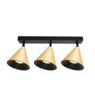Spotlight ceiling lamps - Milagro Luminaire Cone Spot Gold 3xGU10 ML1122 - product 2
