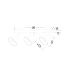 Spotlight ceiling lamps - Milagro Luminaire Cone Spot Gold 3xGU10 ML1122 - product 4