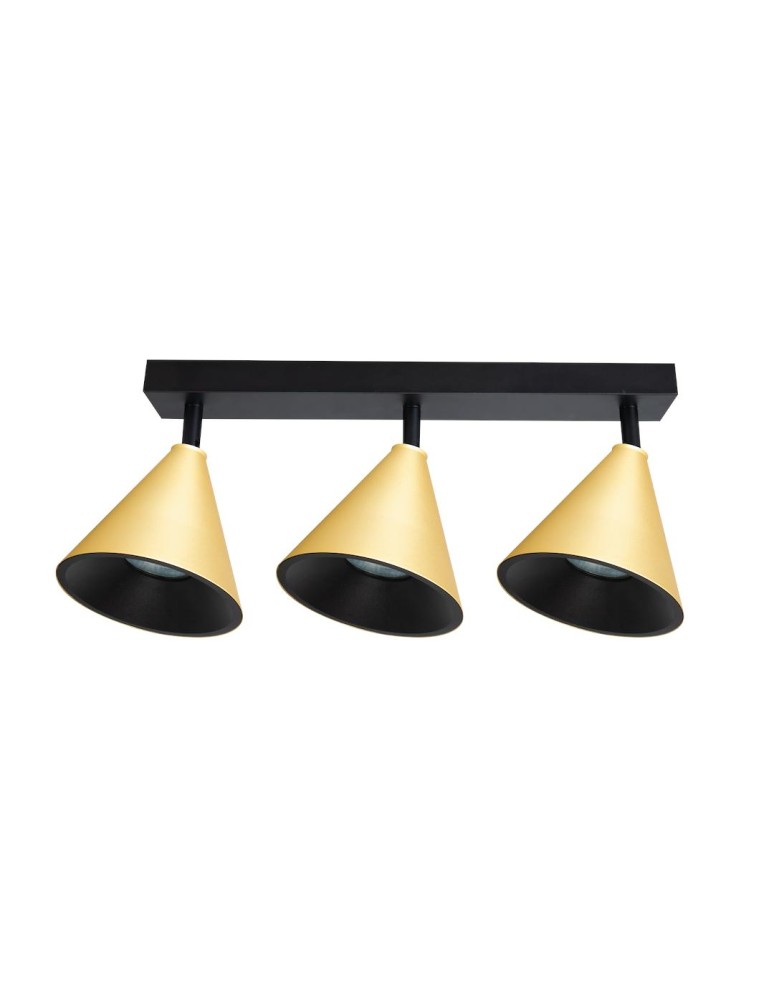 Spotlight ceiling lamps - Milagro Luminaire Cone Spot Gold 3xGU10 ML1122 - product kolory-swiatla.pl 5