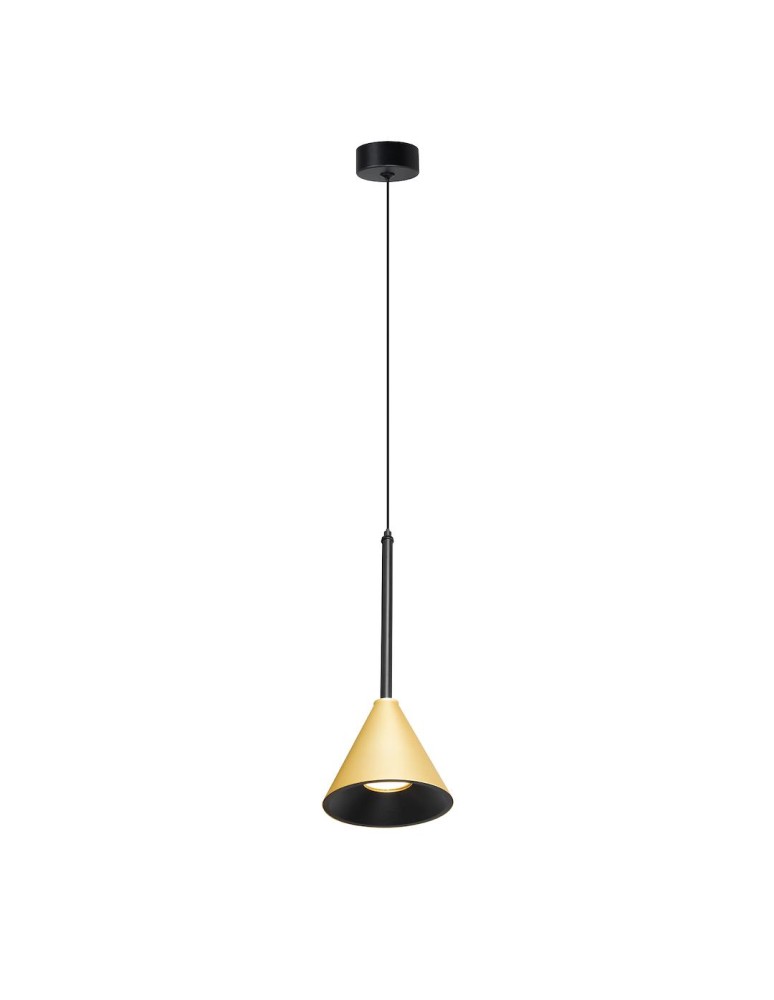 Single pendant lamps - Milagro Cone Pendant Lamp Gold 1xGU10 ML1124 - product kolory-swiatla.pl 2