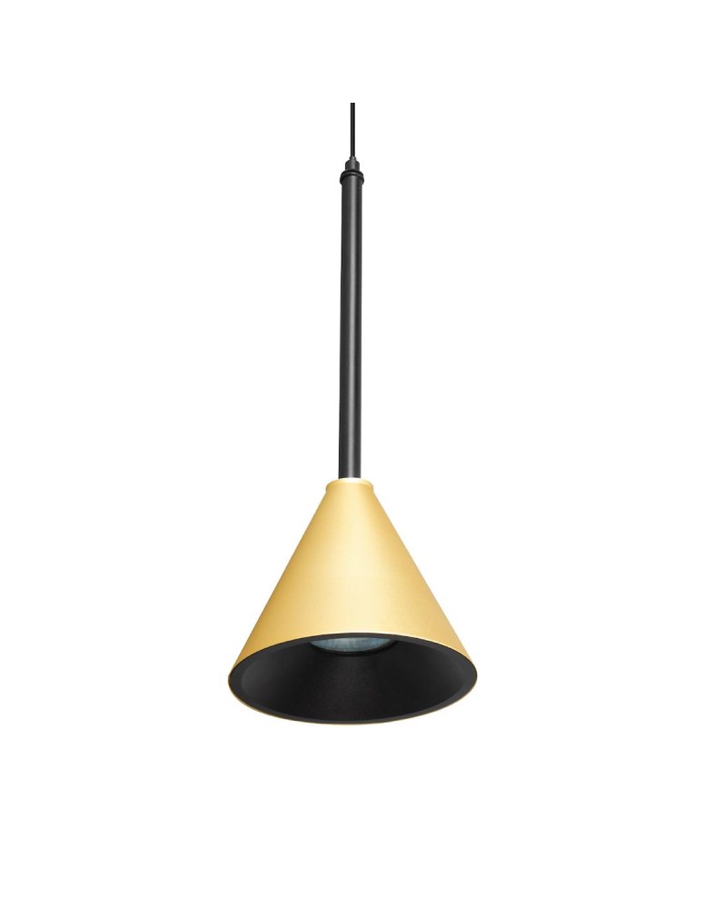 Single pendant lamps - Milagro Cone Pendant Lamp Gold 1xGU10 ML1124 - product kolory-swiatla.pl 3