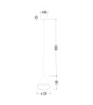 Single pendant lamps - Milagro Cone Pendant Lamp Gold 1xGU10 ML1124 - product 5