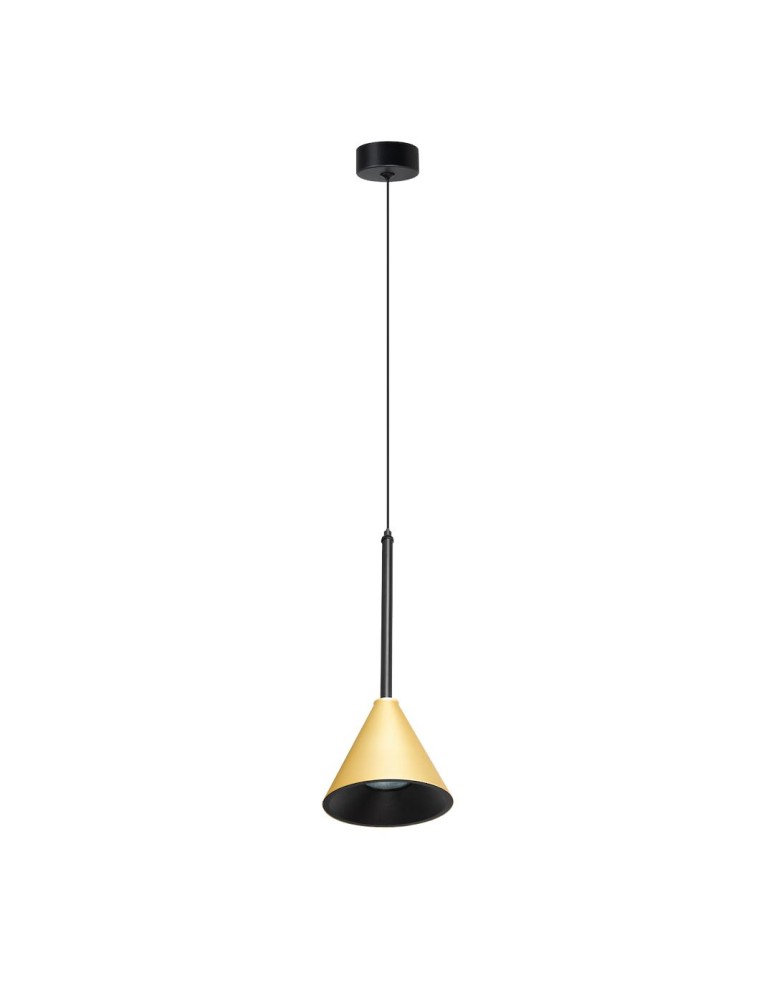 Single pendant lamps - Milagro Cone Pendant Lamp Gold 1xGU10 ML1124 - product kolory-swiatla.pl 6
