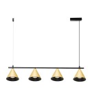 Pendant lamps over the island - Milagro Cone Pendant Lamp Gold 4xGU10 ML1125 - product 2