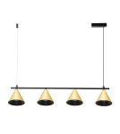 Pendant lamps over the island - Milagro Cone Pendant Lamp Gold 4xGU10 ML1125 - product 6