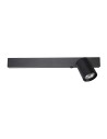 Milagro Wall lamp Magnet 9W+1xGU10 3000/4000K Black Right ML1126