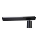Wall lamps for bedrooms - Milagro Wall lamp Magnet 9W+1xGU10 3000/4000K Black Right ML1126 - product 3