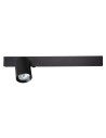Milagro Wall lamp Magnet 9W+1xGU10 3000/4000K Black Left ML1127