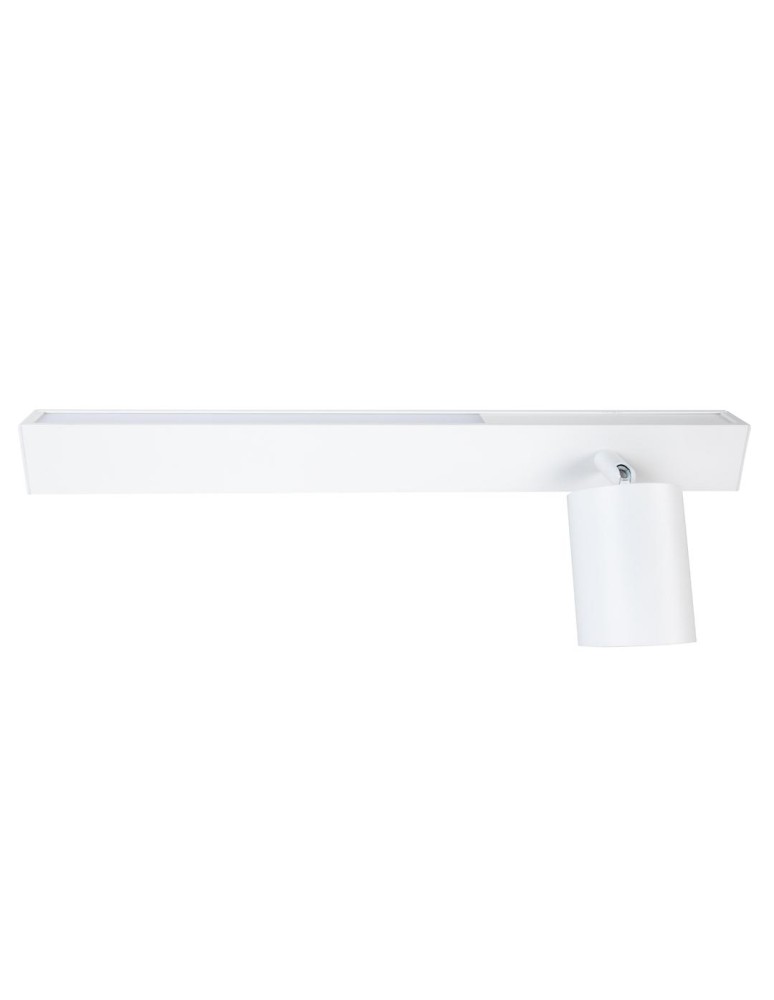 Wall lamps for bedrooms - Milagro Wall lamp Magnet 9W+1xGU10 3000/4000K White Right ML1128 - product kolory-swiatla.pl 3