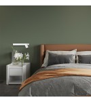 Wall lamps for bedrooms - Milagro Wall lamp Magnet 9W+1xGU10 3000/4000K White Right ML1128 - product 5