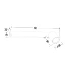 Wall lamps for bedrooms - Milagro Wall lamp Magnet 9W+1xGU10 3000/4000K White Right ML1128 - product 6
