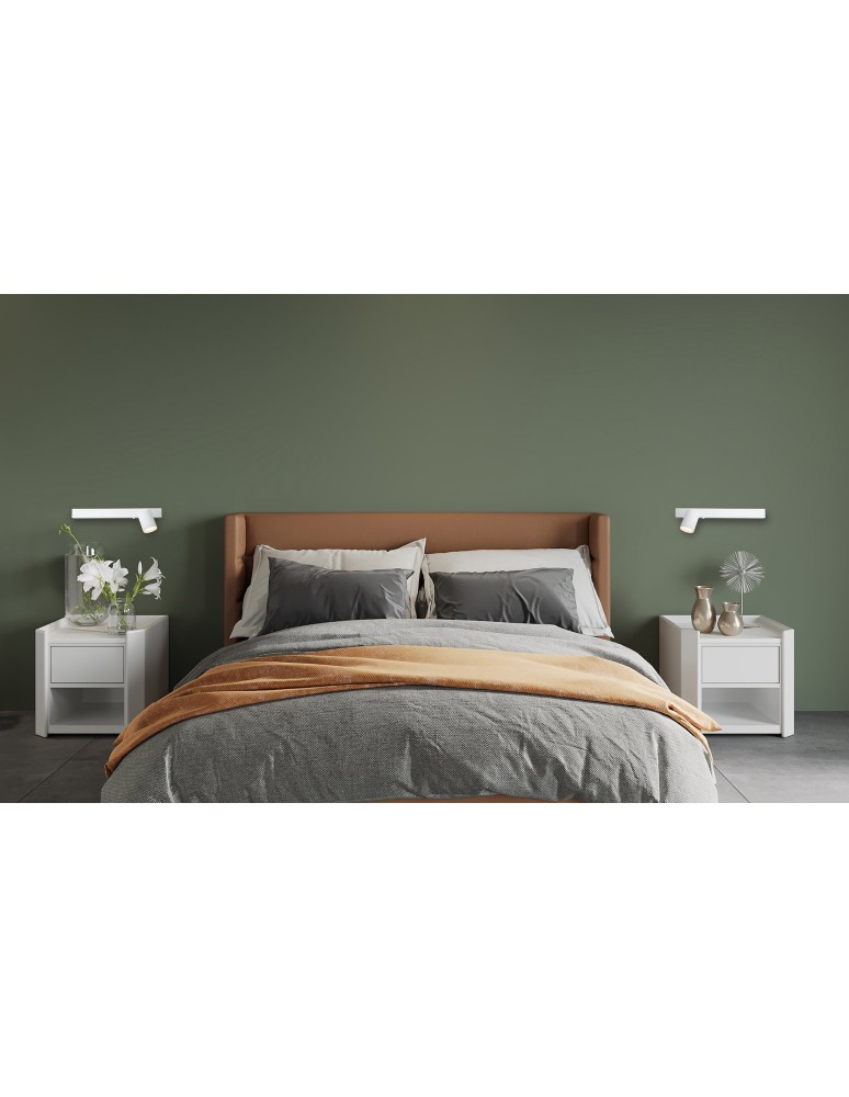Wall lamps for bedrooms - Milagro Wall lamp Magnet 9W+1xGU10 3000/4000K White Right ML1128 - product kolory-swiatla.pl 8