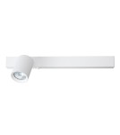 Wall lamps for bedrooms - Milagro Wall lamp Magnet 9W+1xGU10 3000/4000K White Left ML1129 - product 1