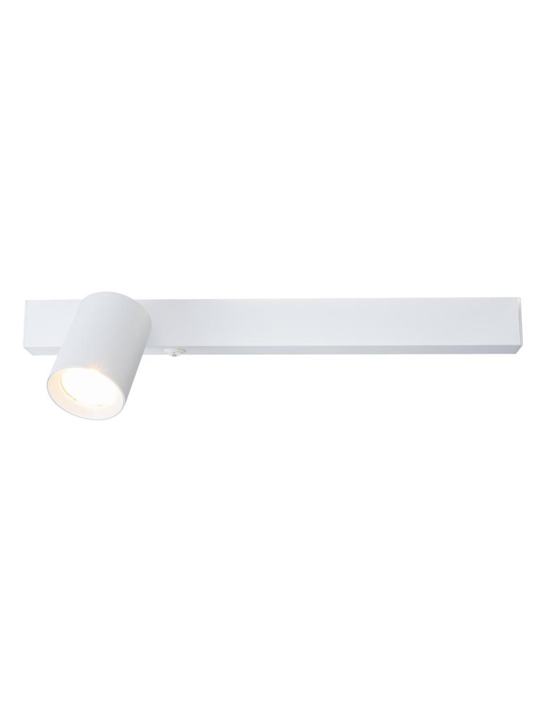 Wall lamps for bedrooms - Milagro Wall lamp Magnet 9W+1xGU10 3000/4000K White Left ML1129 - product kolory-swiatla.pl 2