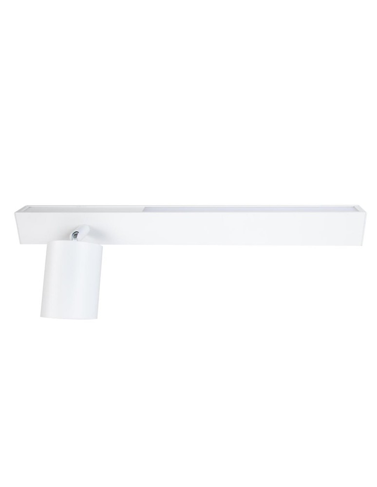 Wall lamps for bedrooms - Milagro Wall lamp Magnet 9W+1xGU10 3000/4000K White Left ML1129 - product kolory-swiatla.pl 3