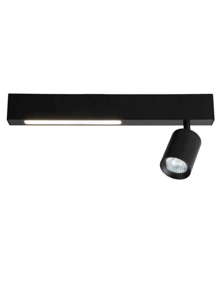 Milagro Lampa Sufitowa Magnet 9W+1xGU10 3000/4000K Czarny ML1130