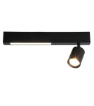 Milagro Lampa Sufitowa Magnet 9W+1xGU10 3000/4000K Czarny ML1130