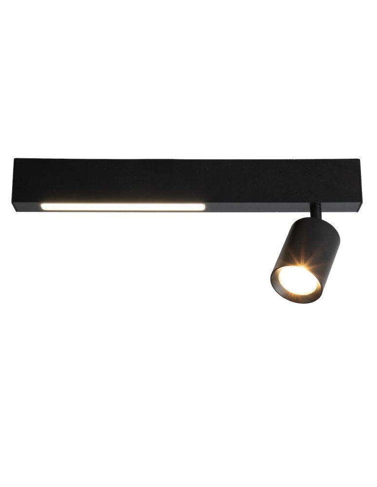 Milagro Lampa Sufitowa Magnet 9W+1xGU10 3000/4000K Czarny ML1130