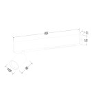 Spotlight ceiling lamps - Milagro Magnet Ceiling Lamp 9W+1xGU10 3000/4000K Black ML1130. - product 6