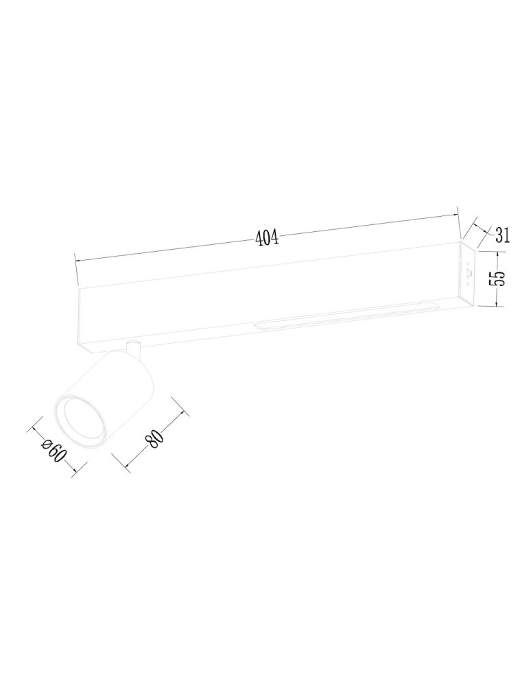 Milagro Lampa Sufitowa Magnet 9W+1xGU10 3000/4000K Czarny ML1130