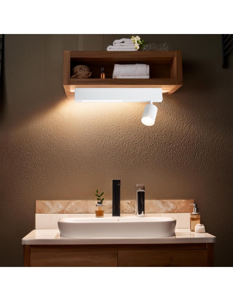 Spotlight ceiling lamps - Milagro Magnet Ceiling Lamp 9W+1xGU10 3000/4000K White ML1131. - product kolory-swiatla.pl 5