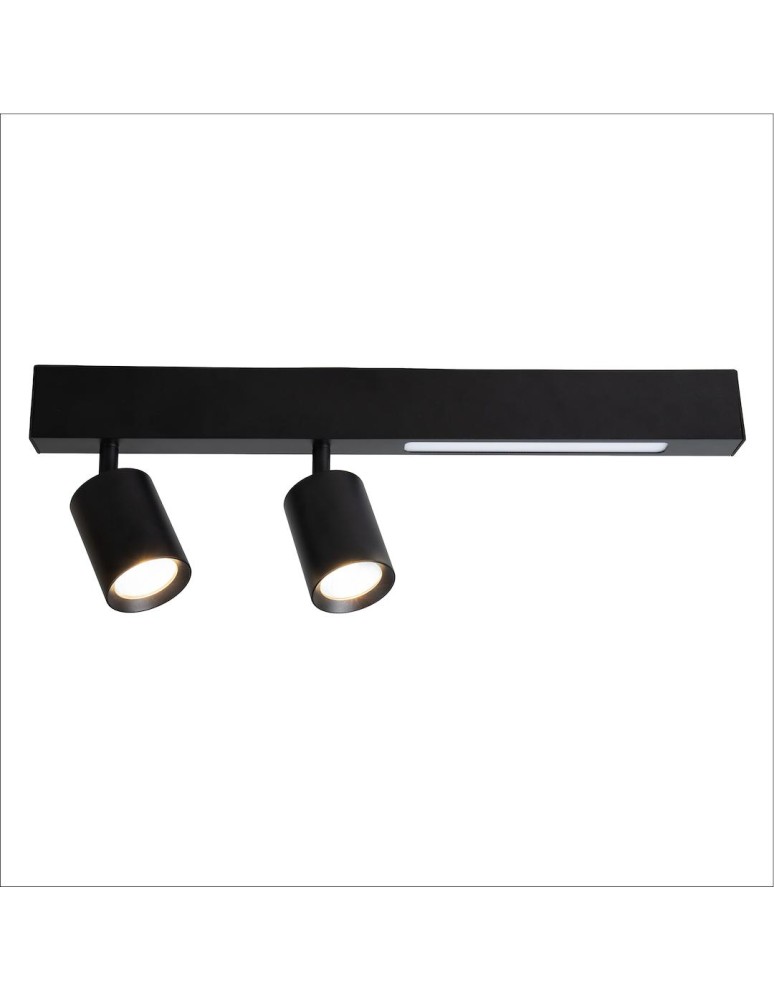 Spotlight ceiling lamps - Milagro Magnet Ceiling Lamp 9W+2xGU10 3000/4000K Black ML1132. - product kolory-swiatla.pl 2