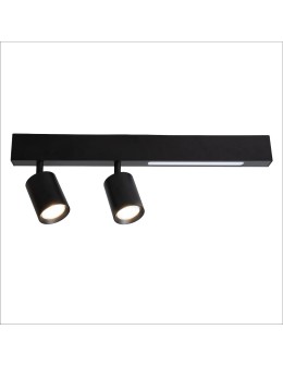 Milagro Magnet Ceiling Lamp 9W+2xGU10 3000/4000K Black ML1132. - product 2