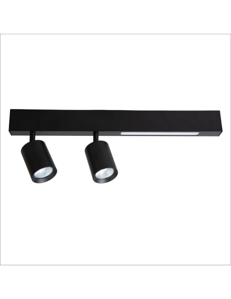 Spotlight ceiling lamps - Milagro Magnet Ceiling Lamp 9W+2xGU10 3000/4000K Black ML1132. - product kolory-swiatla.pl 7